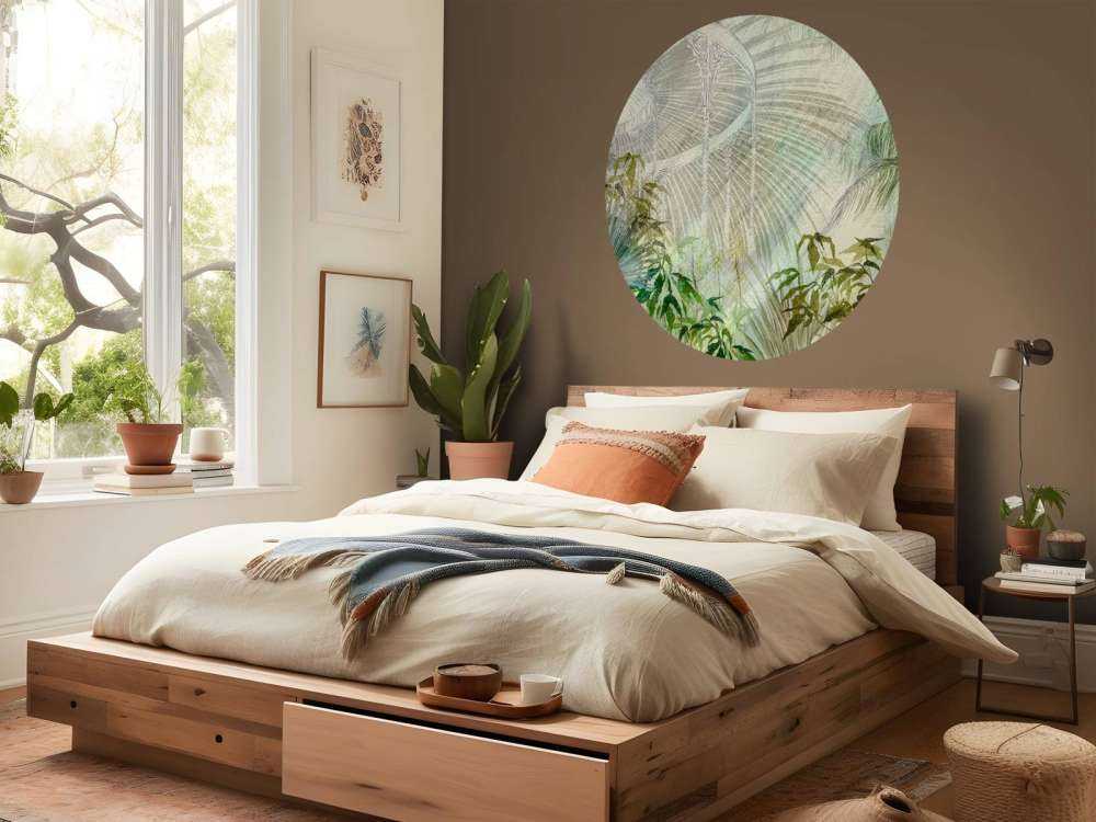 Invernadero con plantas tropicales