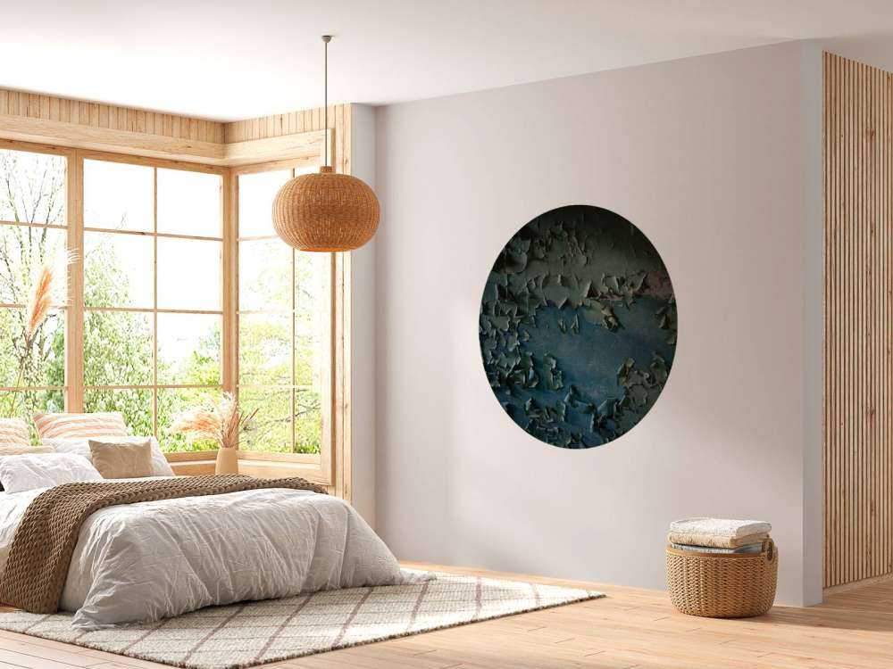 Pared de pintura envejecida