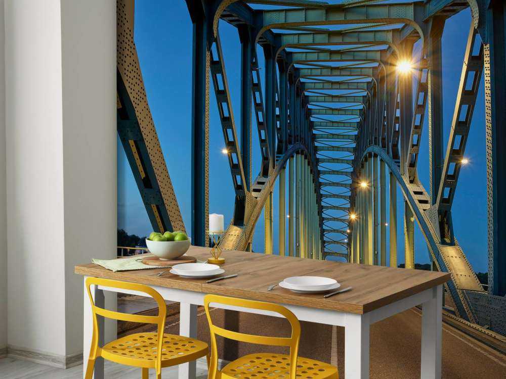 Puente de arco de acero