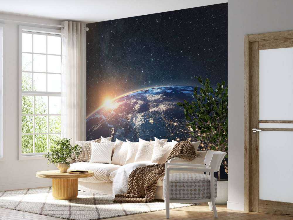 La Tierra de noche