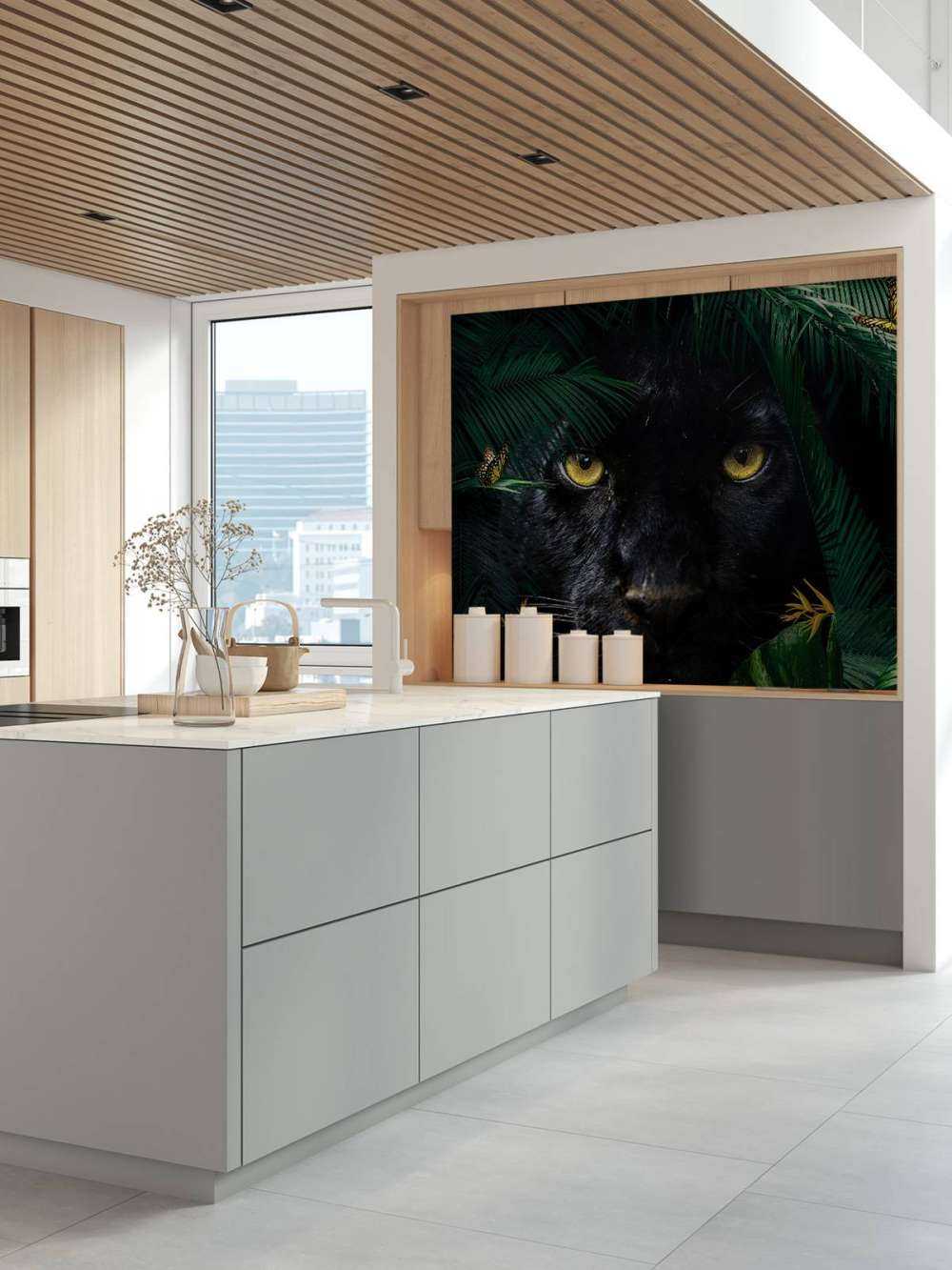 Jungle Panther Retrato
