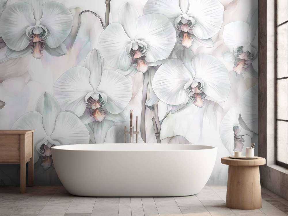 Paraíso de Orquídeas Verde Oscuro