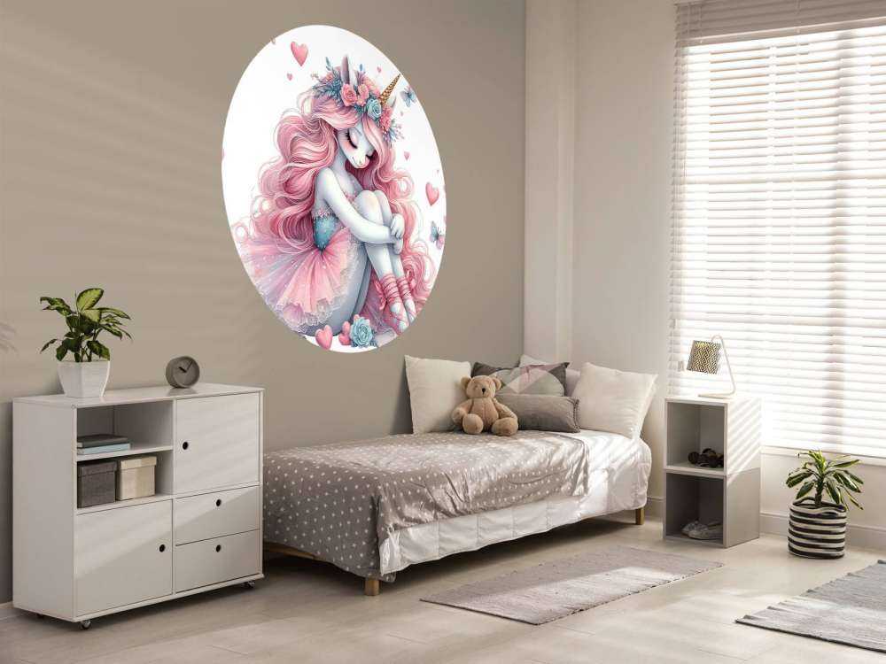 Unicornio soñador bailarina