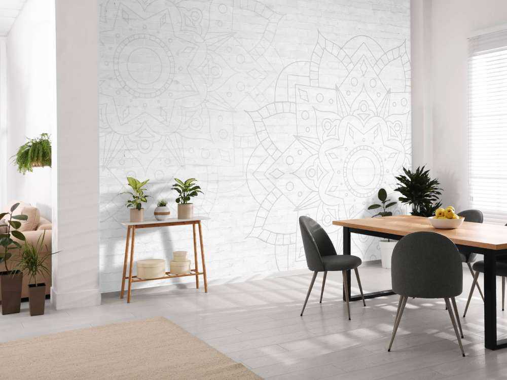 Sutil mandala geométrico