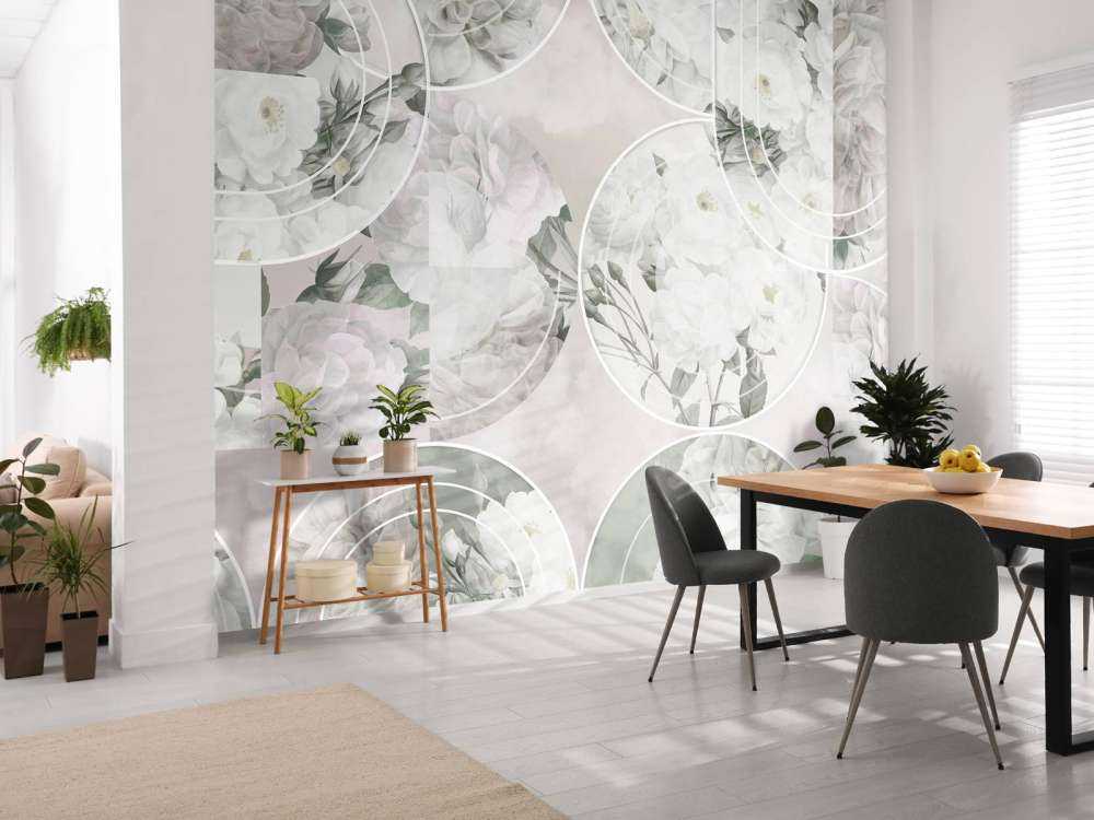 Elegancia Floral Atemporal - Blanco Suave