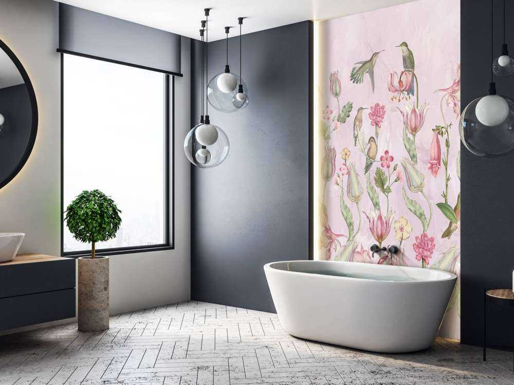 Sinfonía de Colibríes de Primavera - Rosa en Flor
