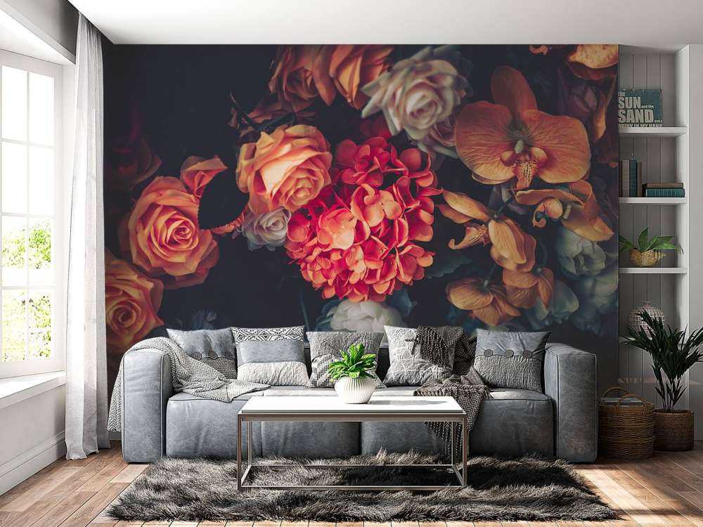 Ramo de rosas vintage