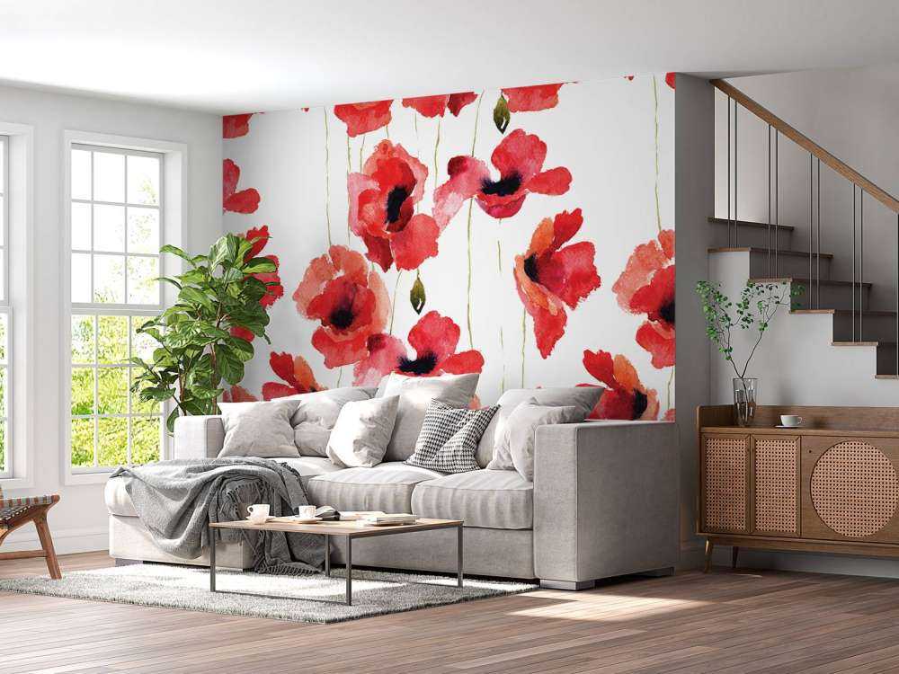Amapolas de acuarela