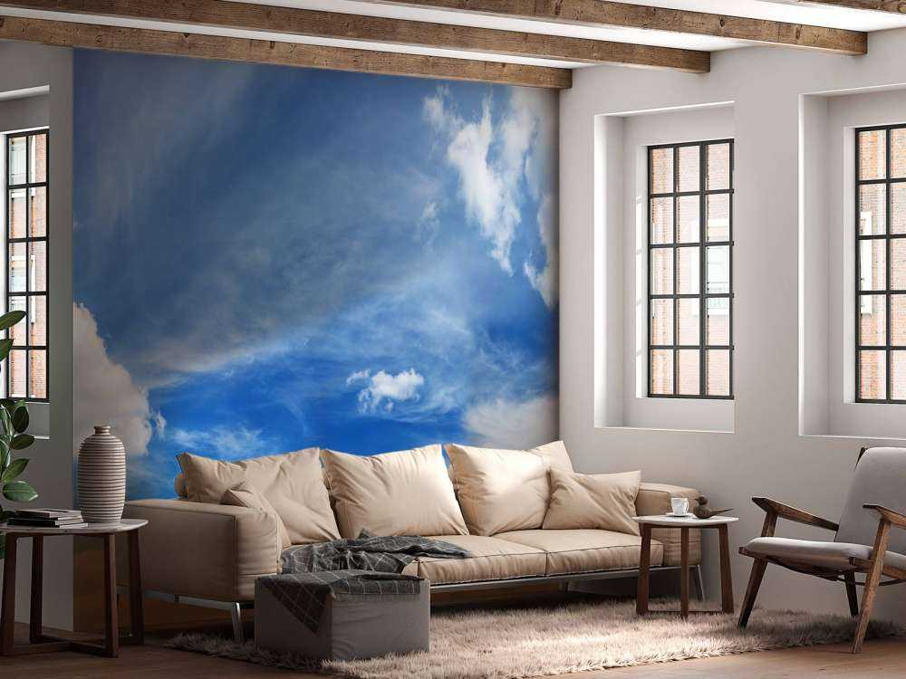 Cielo azul con nubes