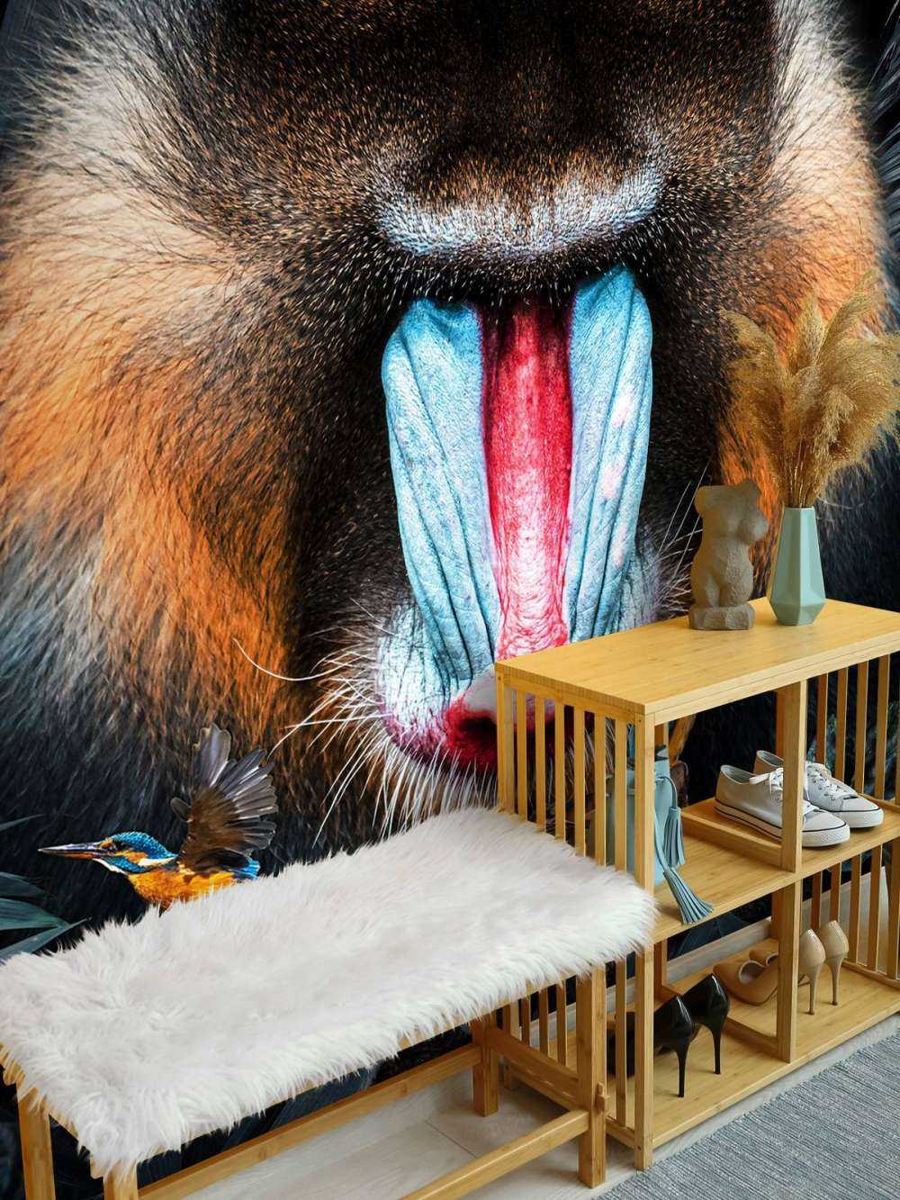 Mandrill Retrato