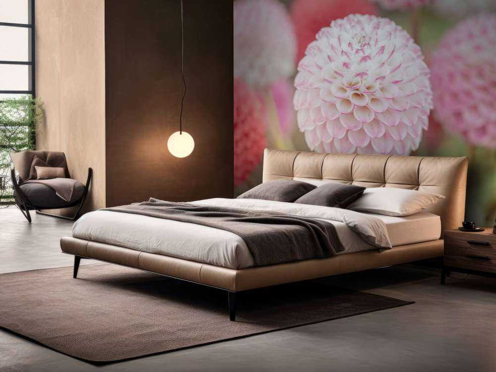 Flores de dalia rosa
