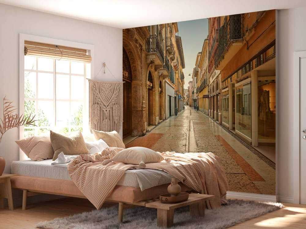 Calle comercial en Italia