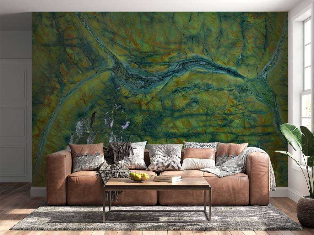 Mármol de color verde