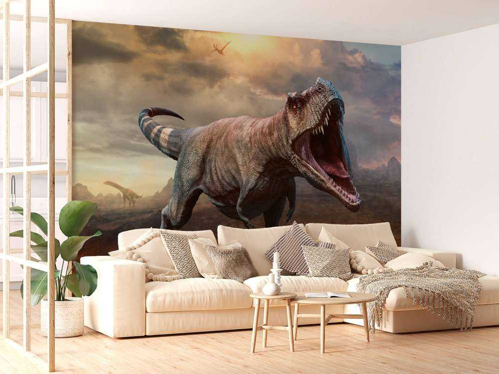 Tiranosaurio Rex agresivo