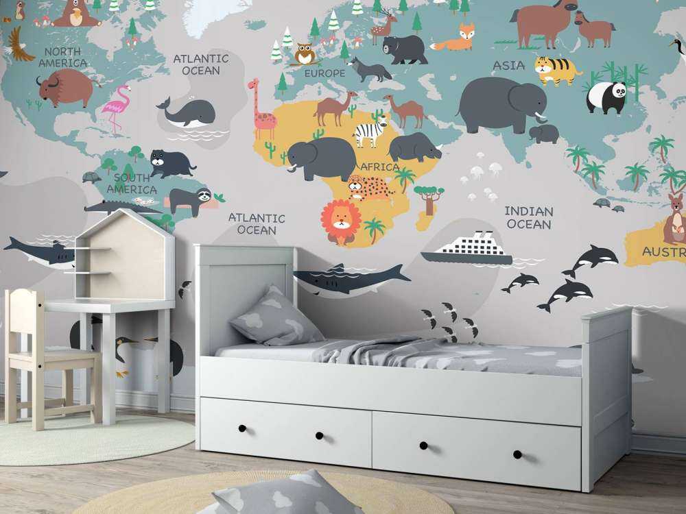 Mapa del mundo animal