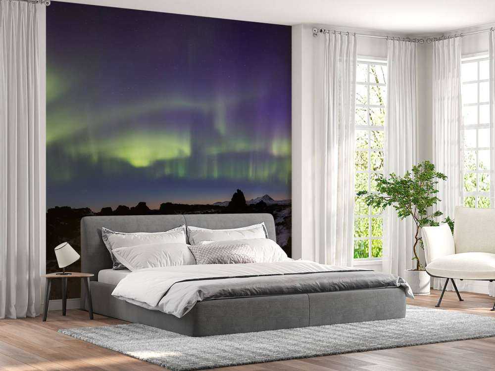 La hermosa aurora boreal