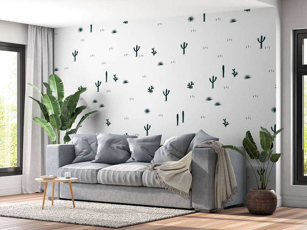 Patrón de cactus