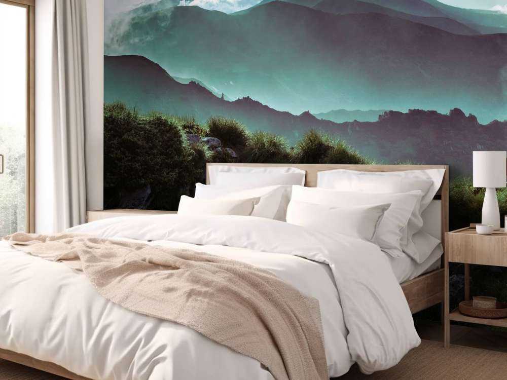 Selva con montañas