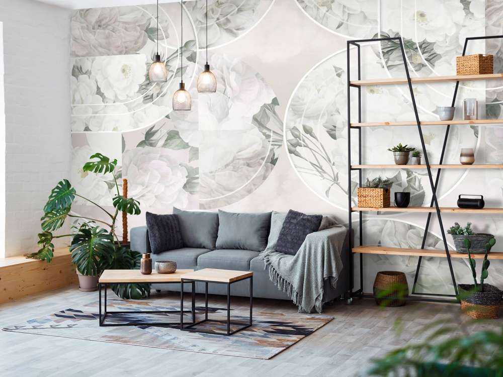 Elegancia Floral Atemporal - Blanco Suave