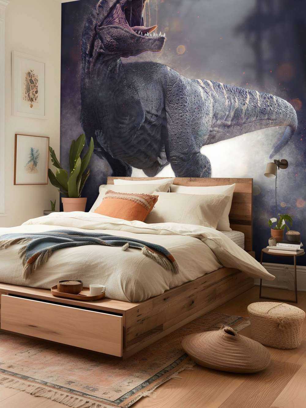 Tiranosaurio Rex de noche