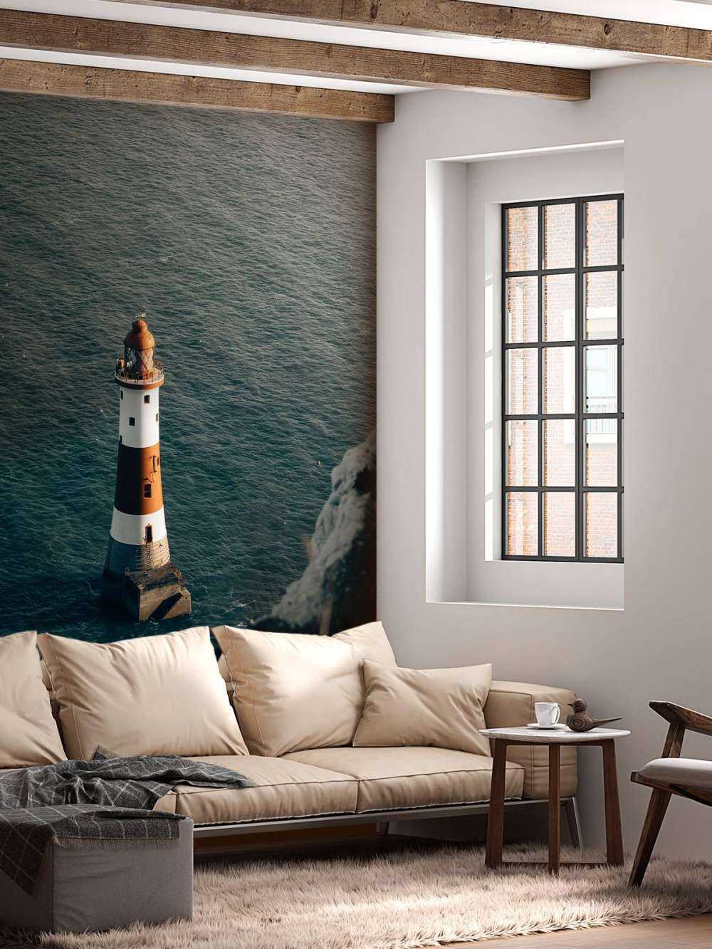 Faro en la costa inglesa