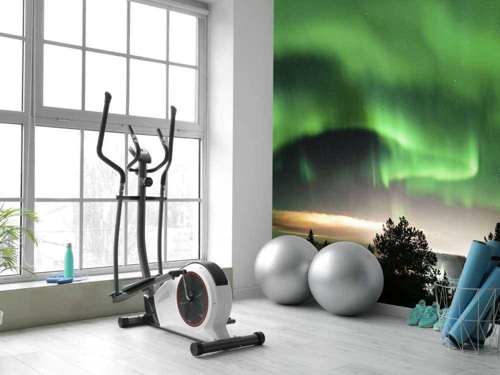 Aurora Boreal verde
