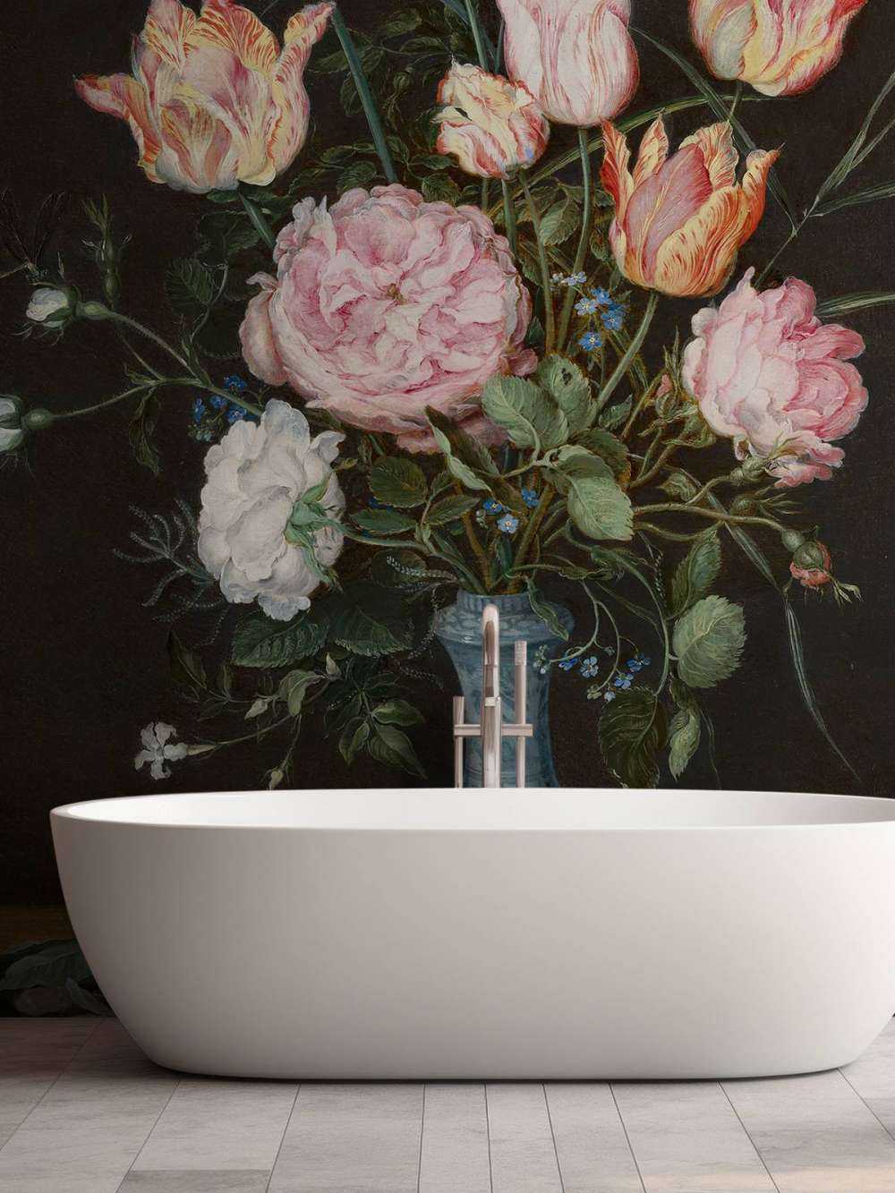 Jarrón Wan-Li con flores