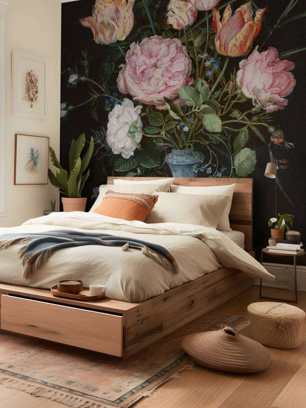 Jarrón Wan-Li con flores