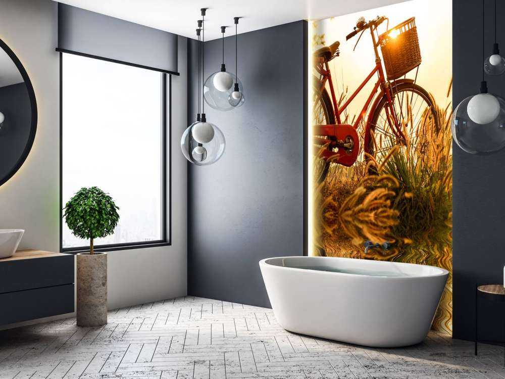 Bicicleta al atardecer