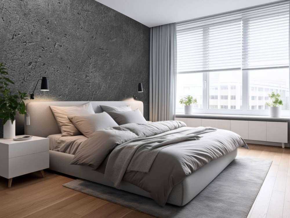 Muro de hormigón gris
