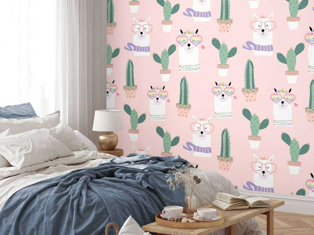 Cactus y llamas