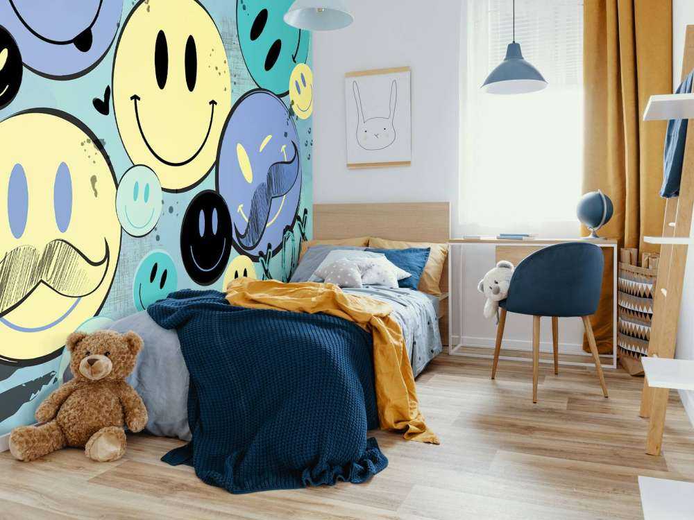 Blue smile