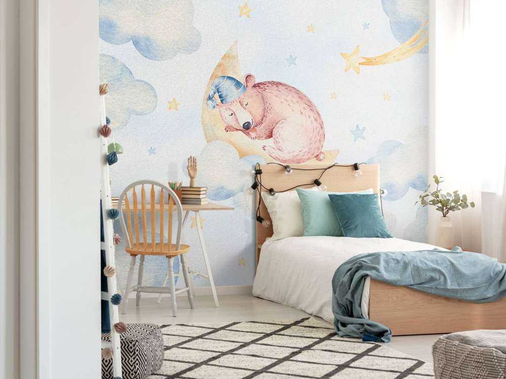 Oso dormido en las nubes
