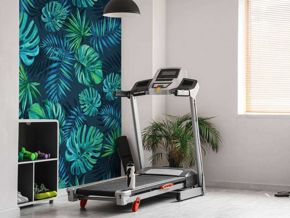 Plantas tropicales de acuarela