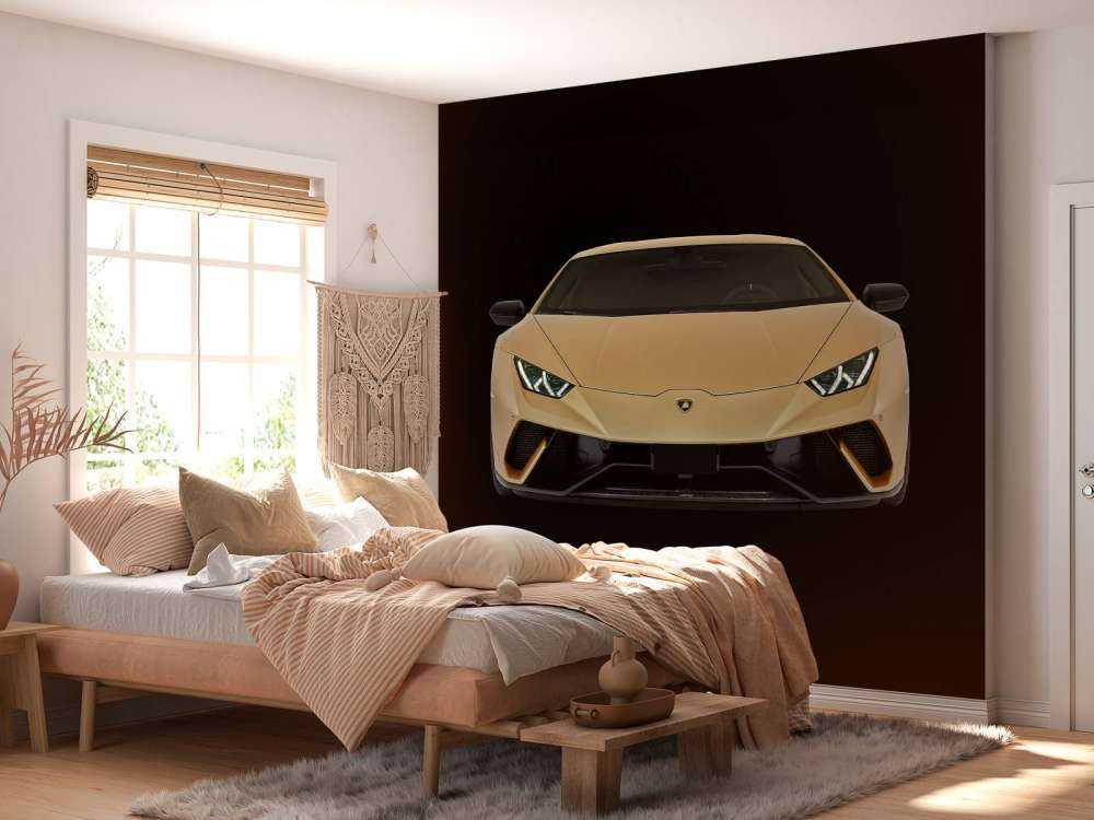 Lamborghini Huracán - frontal, negro