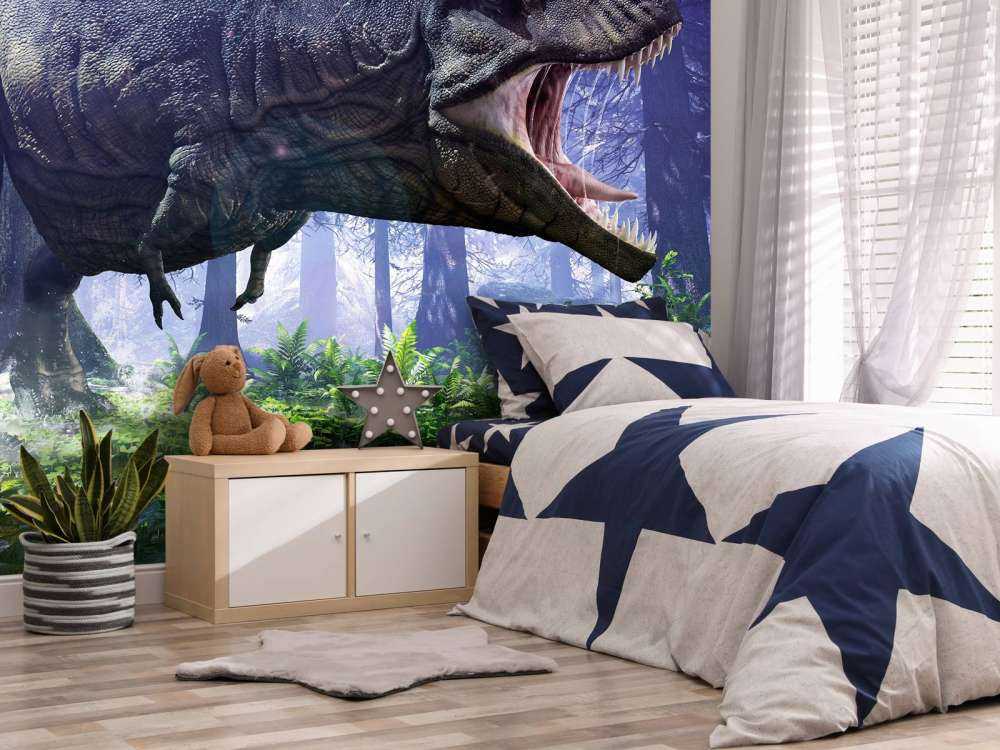 Tiranosaurio Rex en el lago