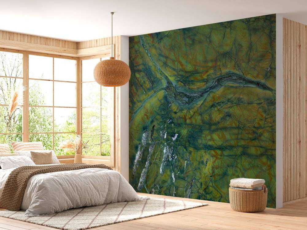 Mármol de color verde