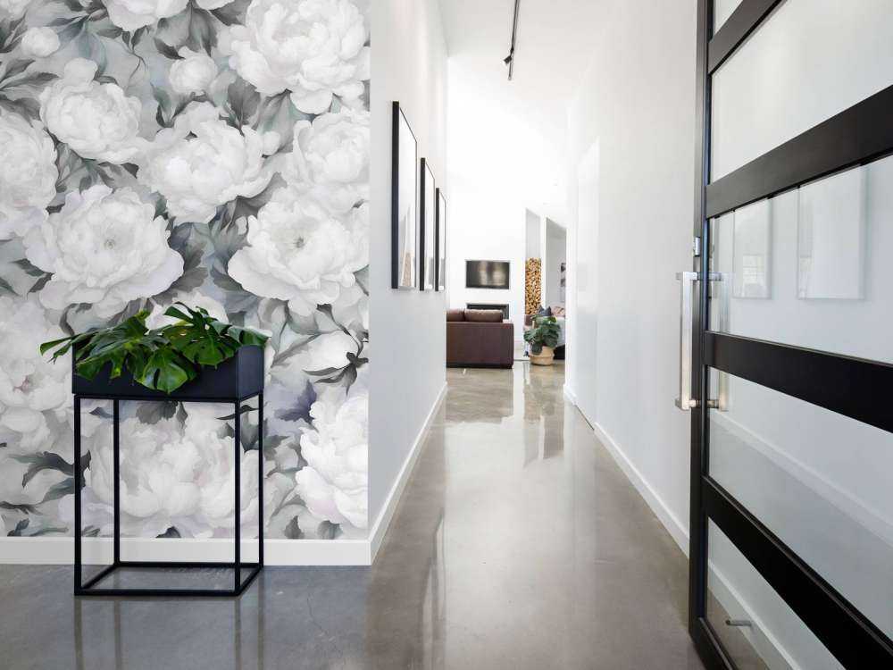 Pared Azul de Peonie