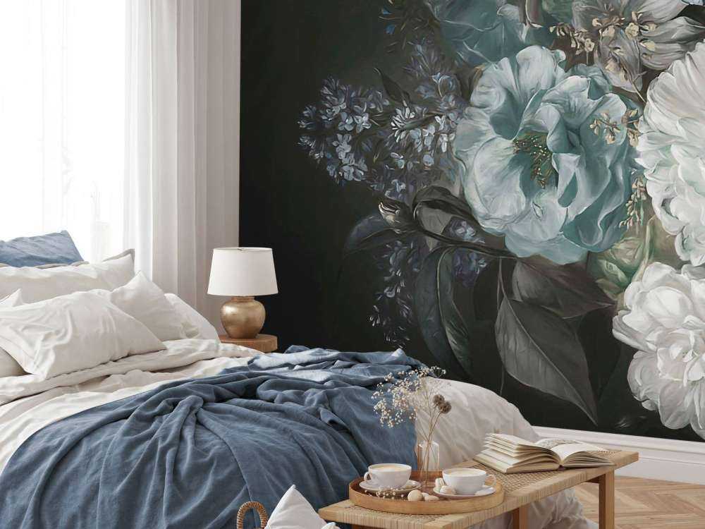 Ramo con azul lilás