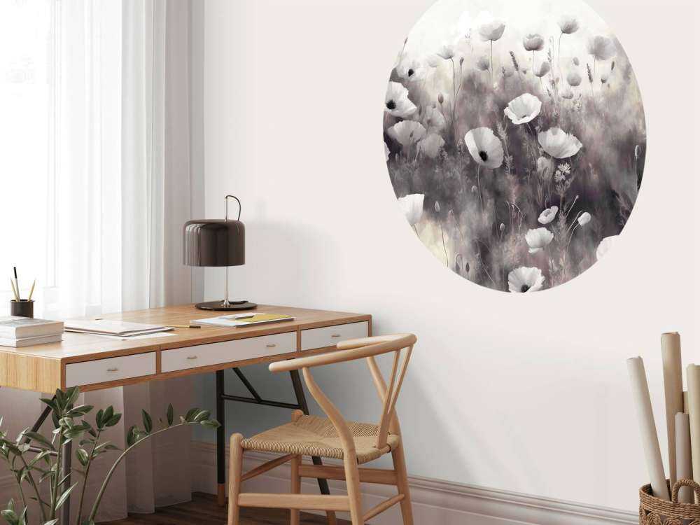 Baile de flores silvestres - negro