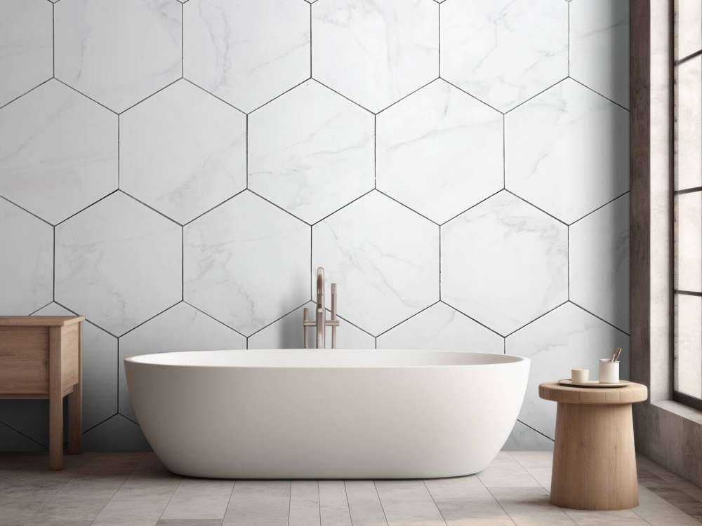 Hexágonos de mármol
