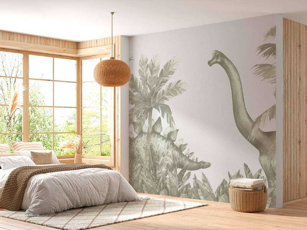 Dinosaurios en verde