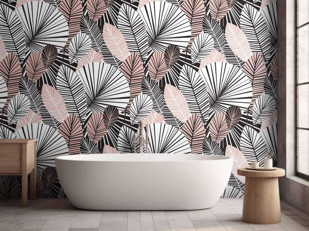 Elegante motivo floral