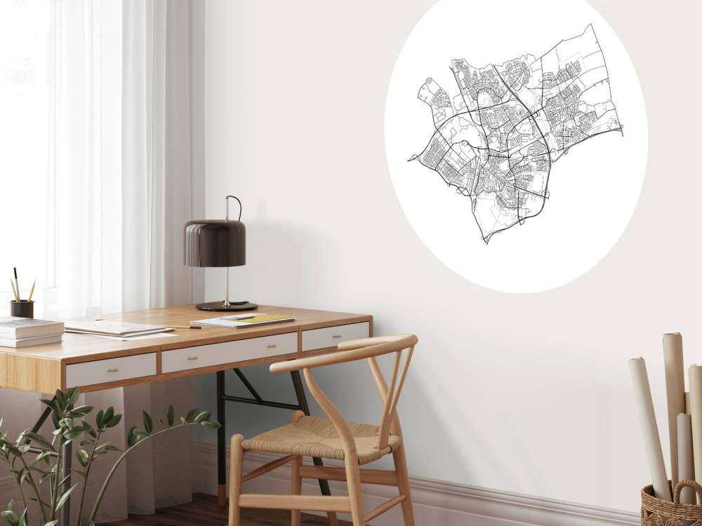 Mapa de Den Bosch, blanco
