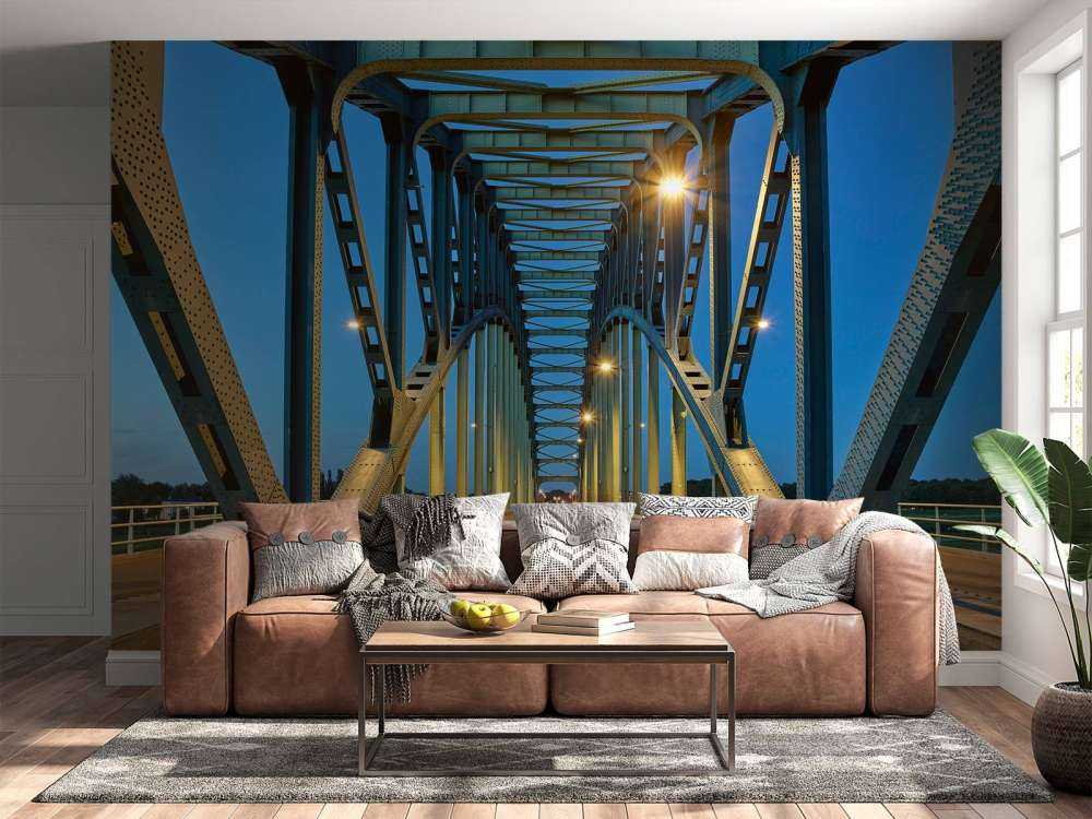 Puente de arco de acero