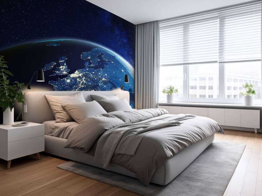 Mundo 3D de noche