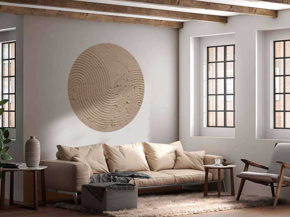 Arte de la textura en color topo