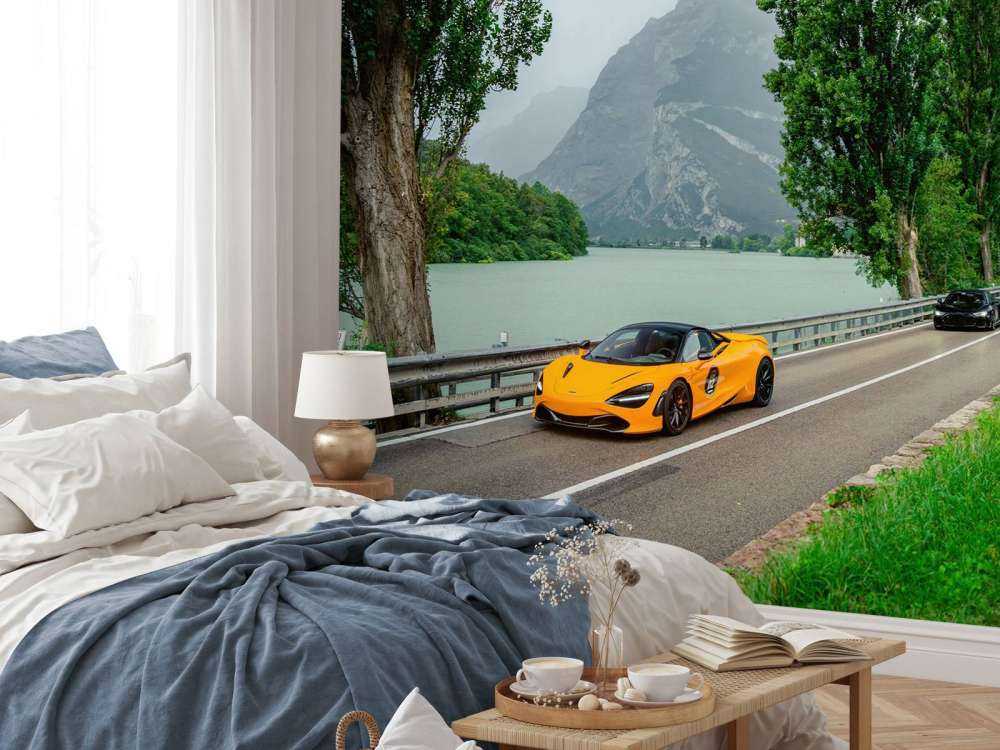 Rit por los Alpes junto al lago