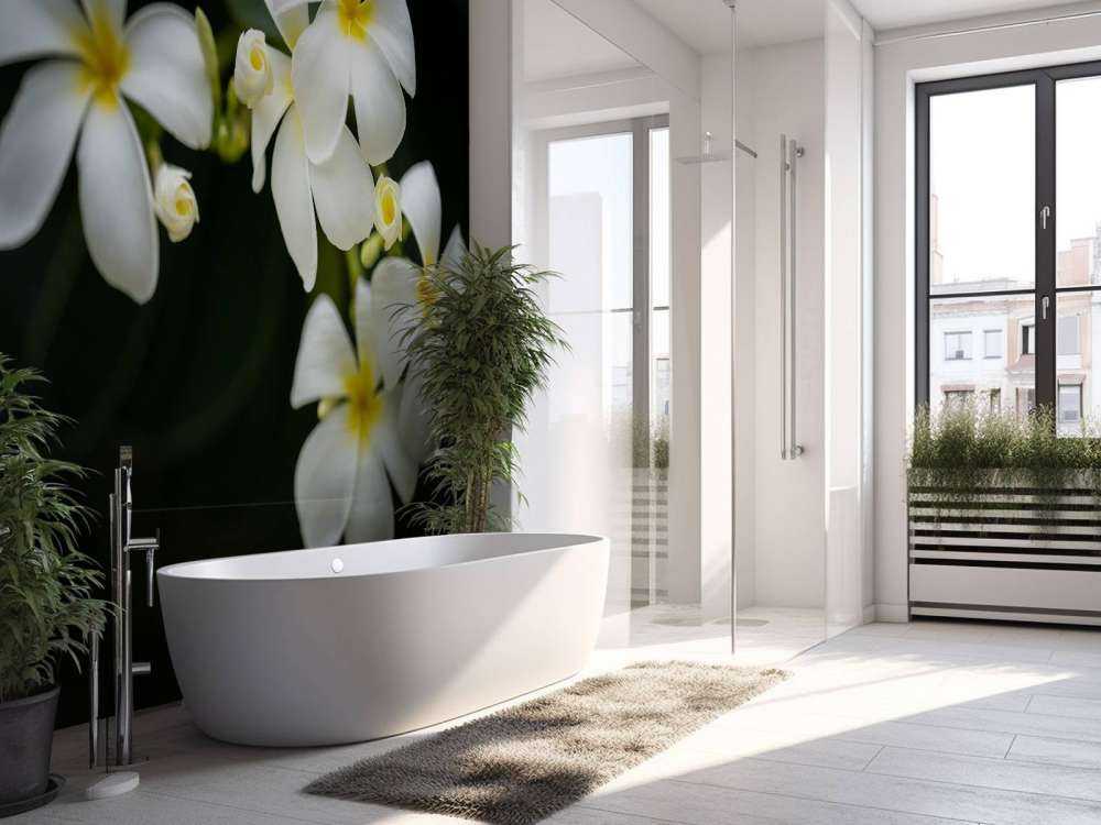 Primer plano de la Plumeria