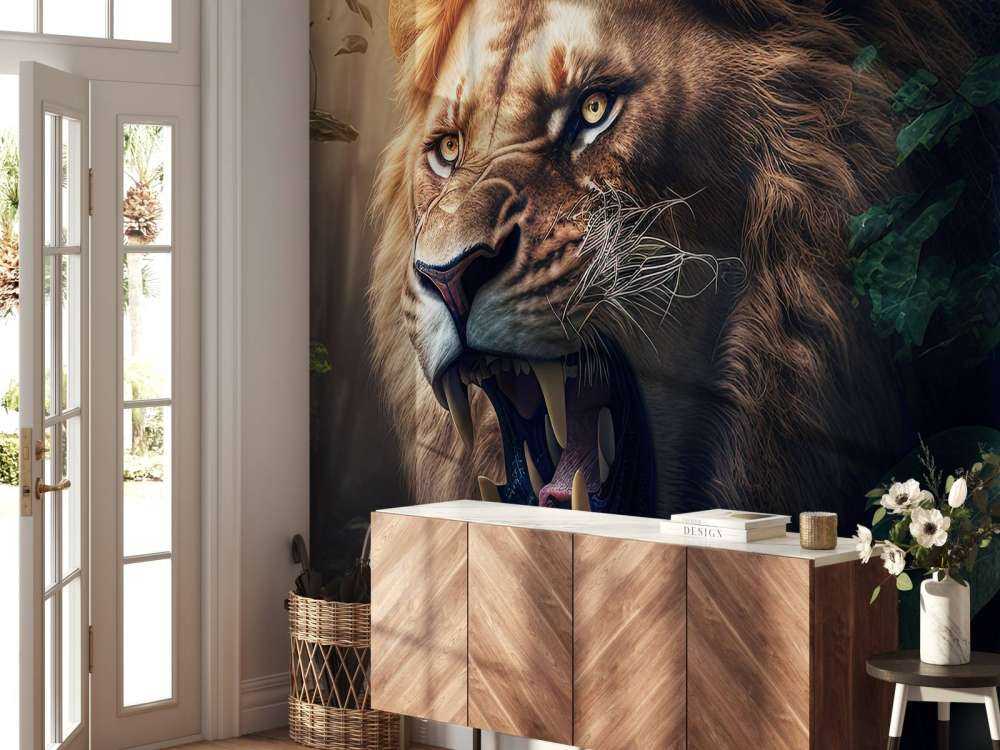 León en la selva